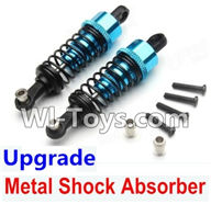 Wltoys K929 Parts-Upgrade Metal Shock Absorber(2pcs)-Blue,Wltoys K929 desert RC Truck Parts,1:18 rc car and rc racing car Parts